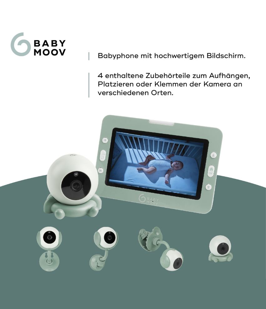 Babyphone mit Kamera YOO Go+ HD Bildschirm