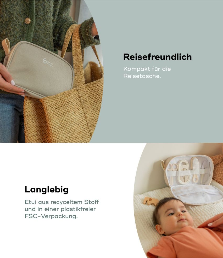 Babypflege-Set Sand langlebig